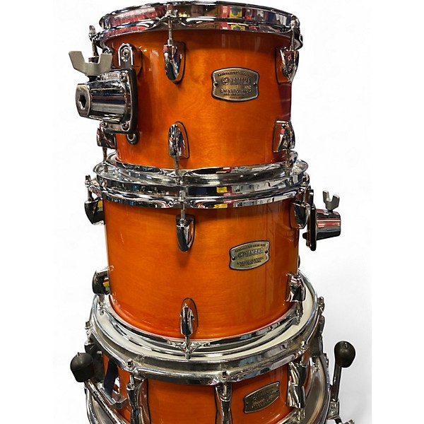 Used Yamaha 5 Piece Stage Custom Honey Amber Drum Kit