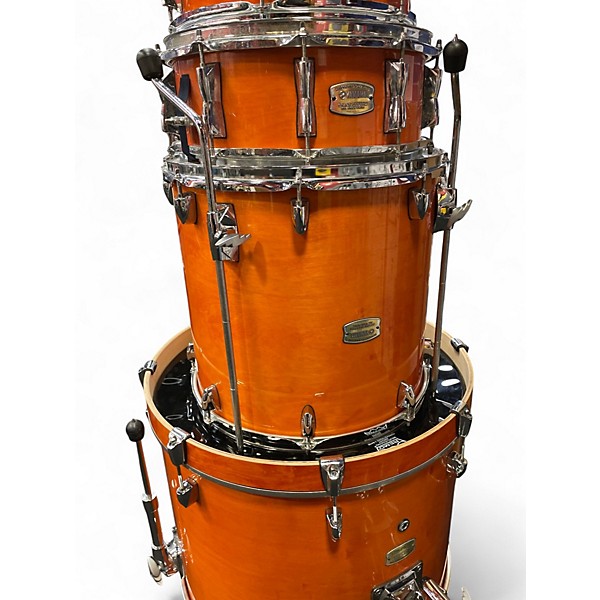 Used Yamaha 5 Piece Stage Custom Honey Amber Drum Kit