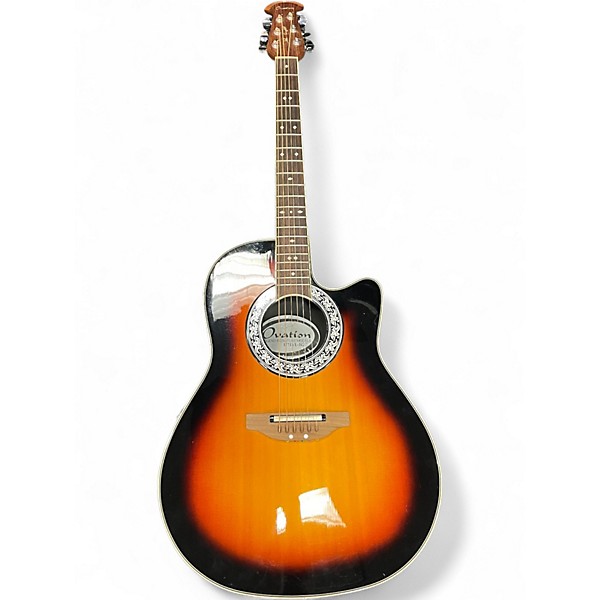 Used Ovation 1771VL-GC1 2 Color Sunburst Acoustic Electric Guitar