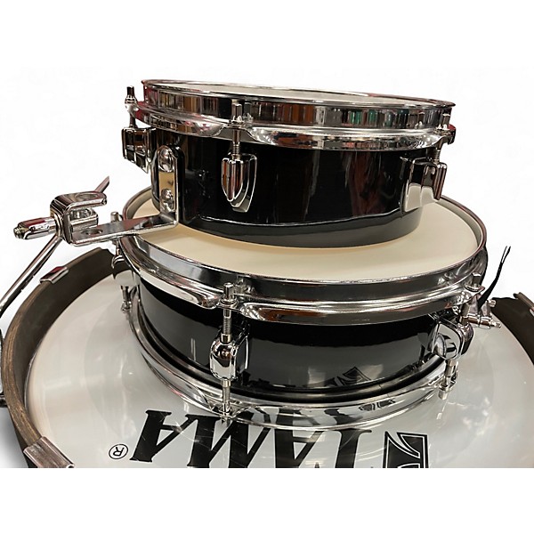 Used TAMA 4 Piece Club Jam Pancake Kit Black Drum Kit