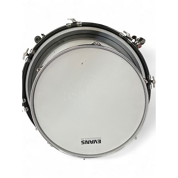 Used Rogers 3 Piece 3 Piece Drum Kit Black Drum Kit