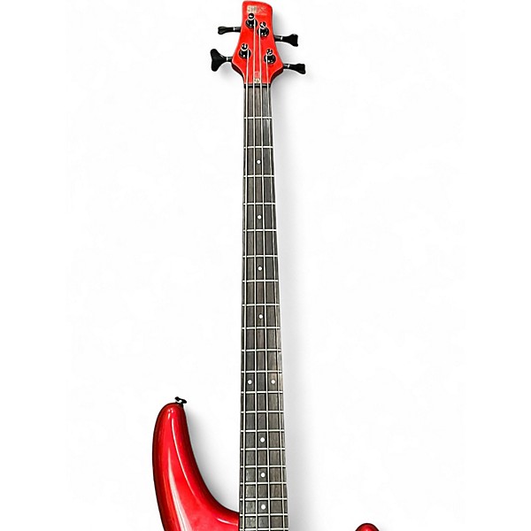Used Ibanez SR800 Candy Apple Red Electric Bass Guitar