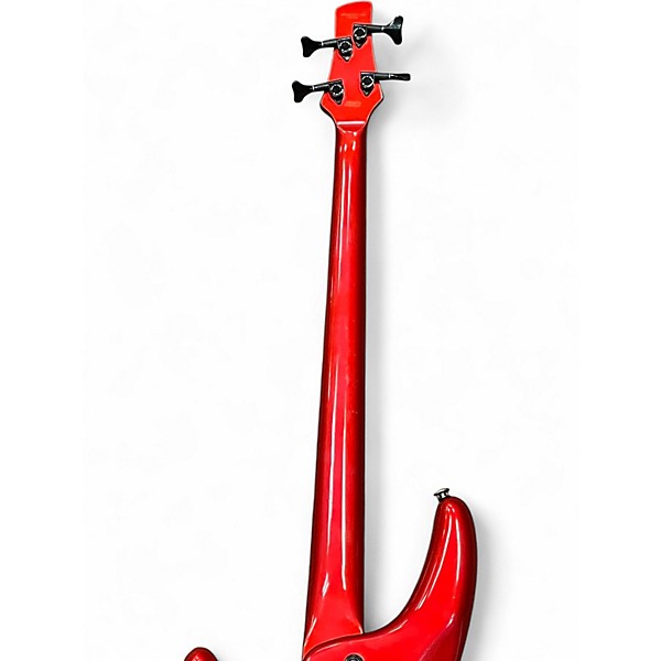 Used Ibanez SR800 Candy Apple Red Electric Bass Guitar