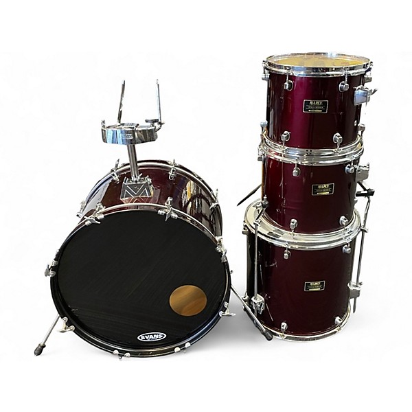 Used Mapex 4 Piece Venus Red Drum Kit