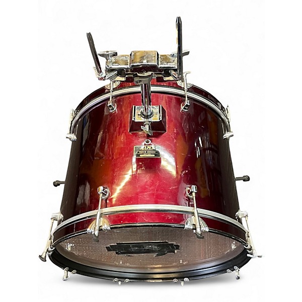 Used Mapex 4 Piece Venus Red Drum Kit