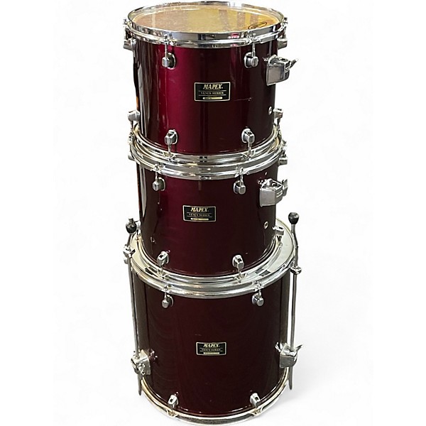 Used Mapex 4 Piece Venus Red Drum Kit