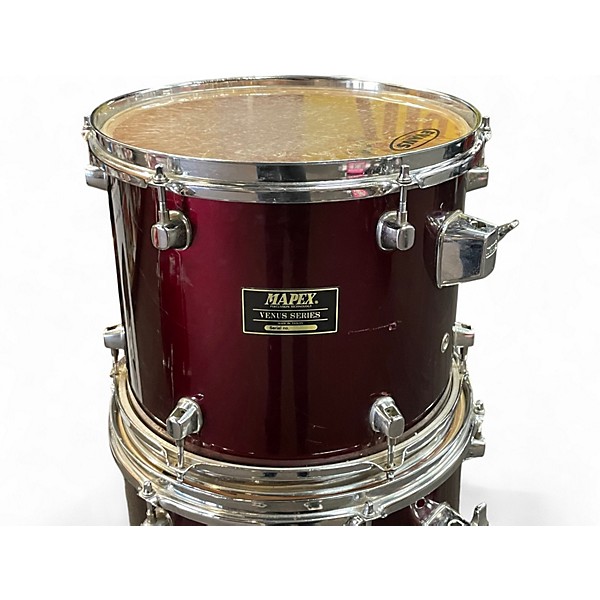 Used Mapex 4 Piece Venus Red Drum Kit