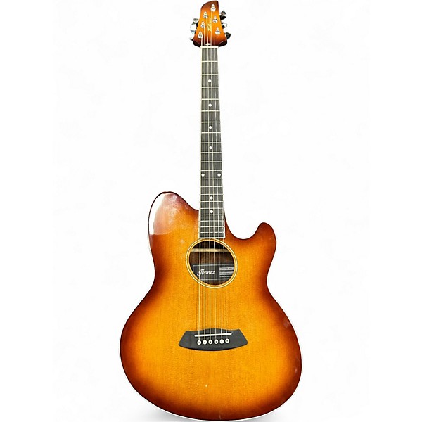 Used Ibanez TCY10E Talman 3 Color Sunburst Acoustic Electric Guitar