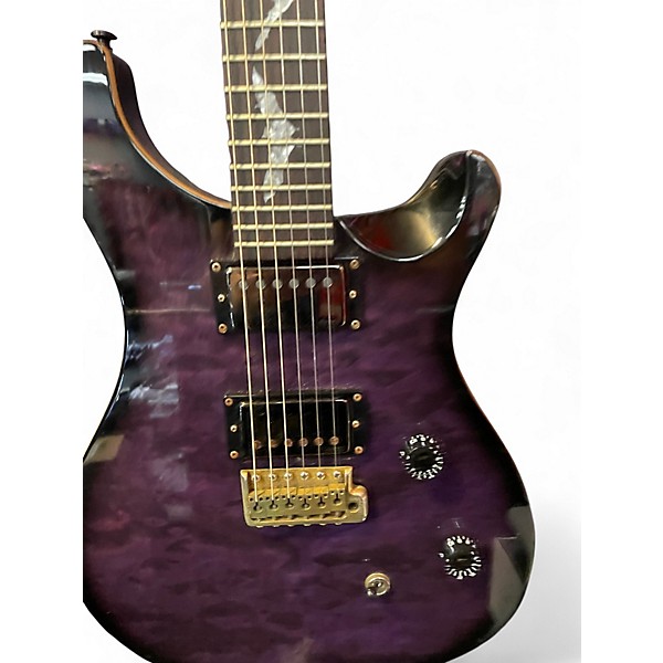 Used PRS Paul Allender Signature SE purple quilted Solid Body Electric Guitar