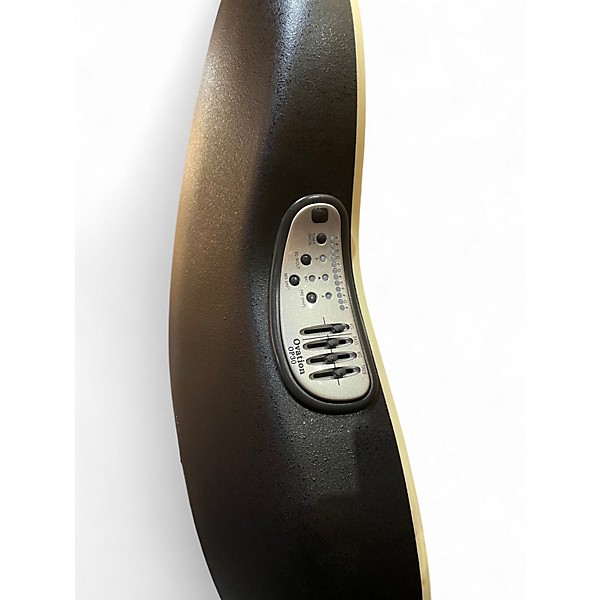 Used Ovation CS257 Celebrity Crimson Red Burst Acoustic Electric Guitar