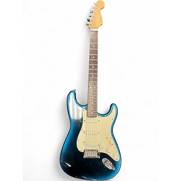 Used 1989 Fender Stratocaster Plus Blue Pearl Mist Solid Body Electric Guitar