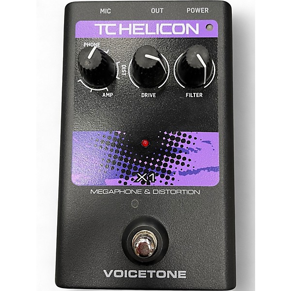 Used TC Helicon VoiceTone Single X1 Vocal Processor
