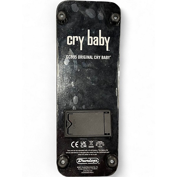 Used Dunlop GCB95 Original Crybaby Wah Effect Pedal