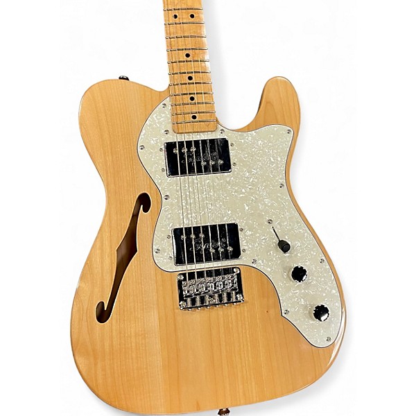 Used Squier Classic Vibe 70s Thinline Telecaster Natural Hollow Body Electric Guitar