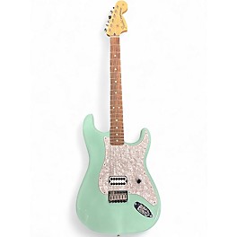 Used 2023 Fender Tom Delonge Signature Stratocaster Surf Green Solid Body Electric Guitar