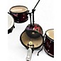 Used Ludwig 4 Piece QUESTLOVE POCKET KIT 4 PIECE DRUM SET RED SPARKLE Drum Kit