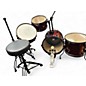 Used Ludwig 4 Piece QUESTLOVE POCKET KIT 4 PIECE DRUM SET RED SPARKLE Drum Kit