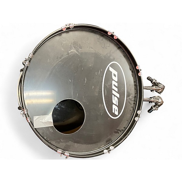 Used Pulse 5 Piece Drum Kit Black Drum Kit