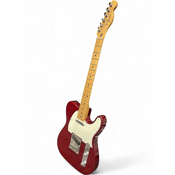 Used Fender Standard Telecaster Candy Apple Red Solid Body Electric Guitar