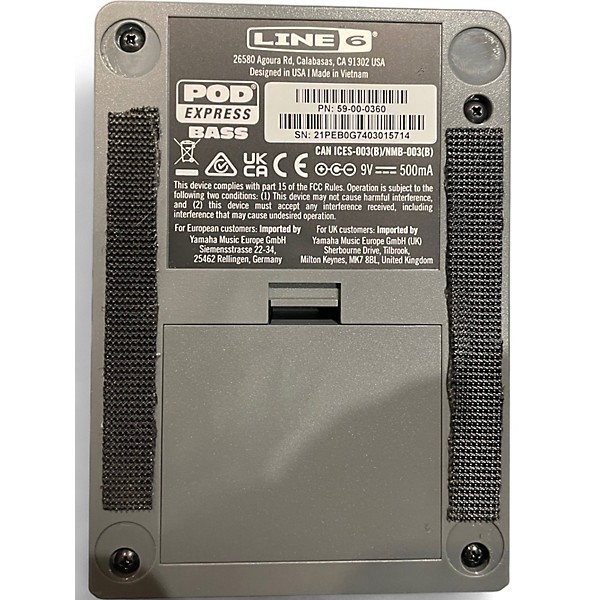 Used Line 6 Pocket Pod Express Amp Modeler Effect Processor