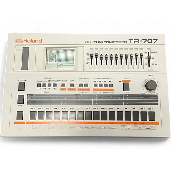 Vintage 1985 Roland TR-707 Rhythm Composer Drum Machine