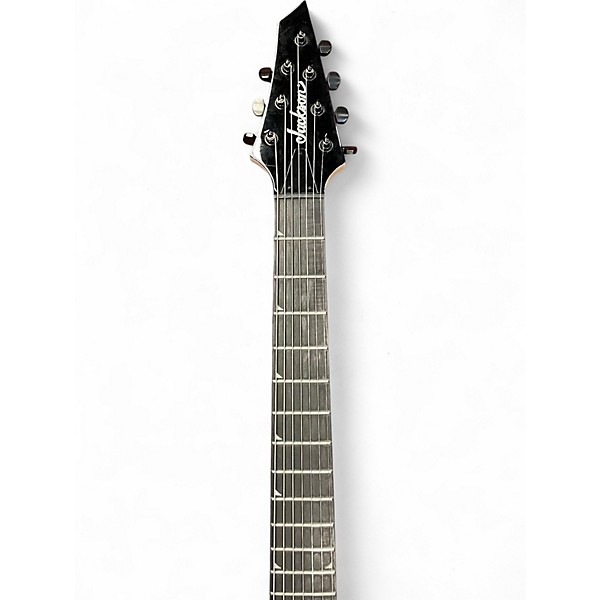 Used Jackson JS22-7 Dinky 7 String Black Solid Body Electric Guitar