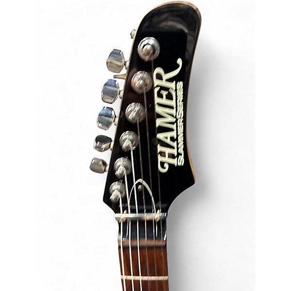 Used Hamer SLAMMER SERIES Black Solid Body Electric Guitar
