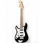 Used Squier Mini Affinity Stratocaster Left Handed (w/Mods) Black Electric Guitar thumbnail