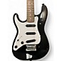 Used Squier Mini Affinity Stratocaster Left Handed (w/Mods) Black Electric Guitar