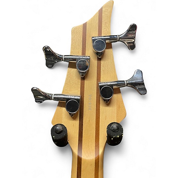 Used Traben Sun Crimson Red Trans Electric Bass Guitar