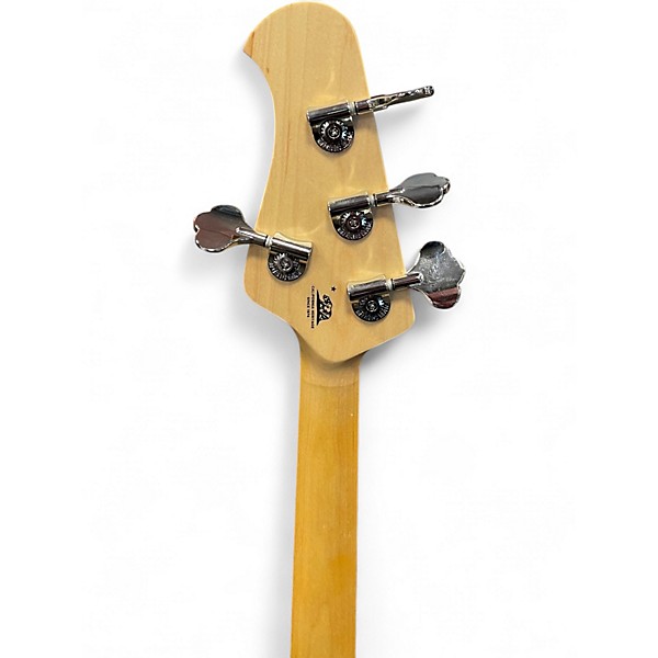 Used Ernie Ball Music Man SHORT SCALE STINGRAY Raspberry Pearl Electric Bass Guitar