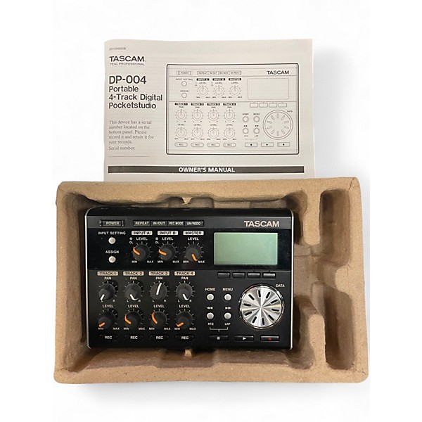 Used TASCAM pocketstudio dp-004 MultiTrack Recorder