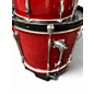 Used Pearl 3 Piece Export Red Drum Kit