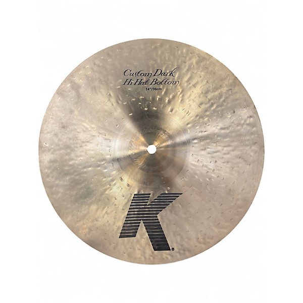 Used Zildjian 14in K Custom Dark Hi Hat Pair Cymbal