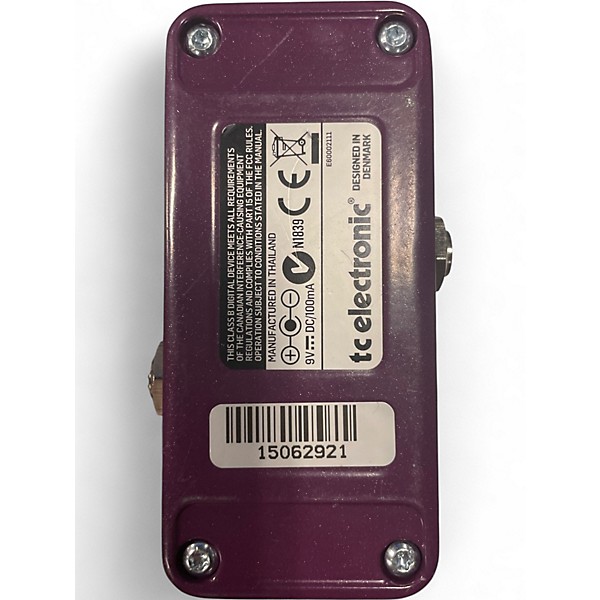 Used TC Electronic Vortex Mini Flanger Effect Pedal