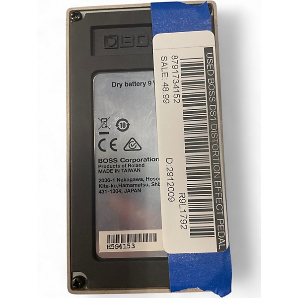 Used BOSS DS1 Distortion Effect Pedal