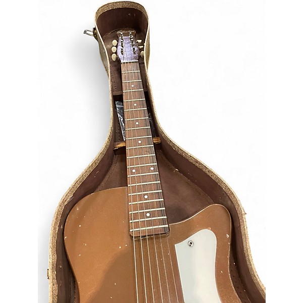 Vintage 1956 Silvertone 1304 U-1 Brown Solid Body Electric Guitar