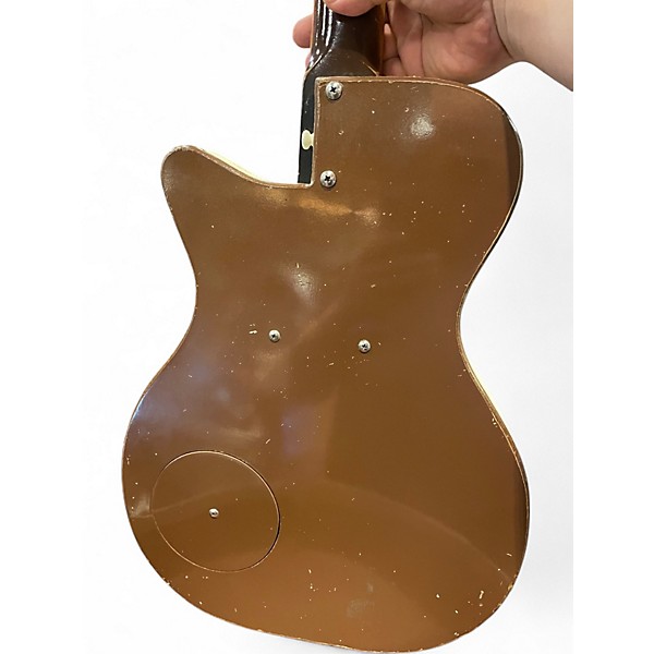 Vintage 1956 Silvertone 1304 U-1 Brown Solid Body Electric Guitar