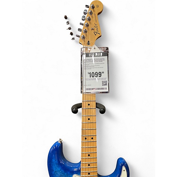 Used Fender Fender Special Edition David Lozeau Art Stratocaster 2016 -  Blue Solid Body Electric Guitar