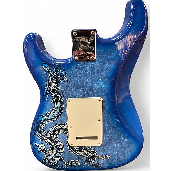 Used Fender Fender Special Edition David Lozeau Art Stratocaster 2016 -  Blue Solid Body Electric Guitar