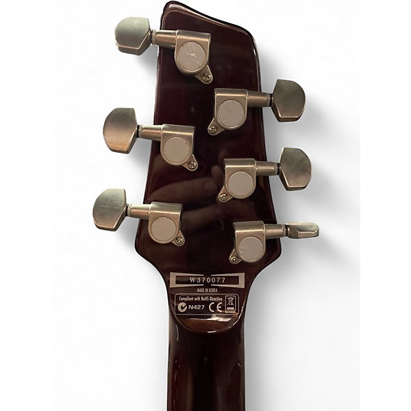 Used Ibanez SZ SERIES ELECTRIC GUITAR Wine Red Solid Body Electric Guitar