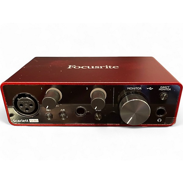 Used Focusrite Scarlett Solo Studio Gen 3 Audio Interface