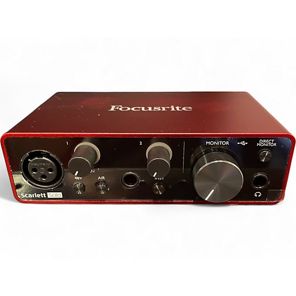 Used Focusrite Scarlett Solo Gen 3 Audio Interface