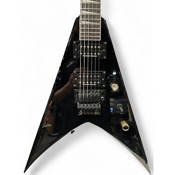 Used Jackson King V Black Solid Body Electric Guitar