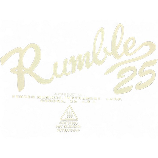 Used Fender Rumble 25 25W 1x8 Bass Combo Amp