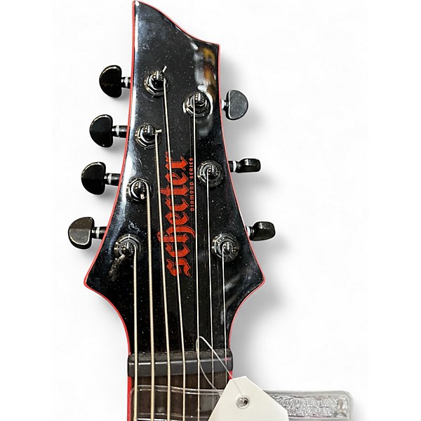 Used Schecter Guitar Research SUNSET 7 RED DAWN BLACK GLOSS Solid Body Electric Guitar