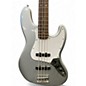 Used Squier Affinity Jazz Bass Silver Electric Bass Guitar
