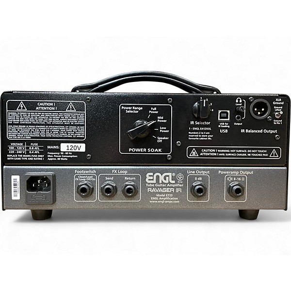 Used ENGL RAVAGER IR Tube Guitar Amp Head
