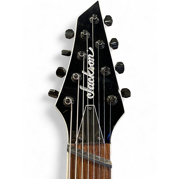 Used Jackson SLATX8 Black Solid Body Electric Guitar