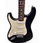 Used Fender Left Handed Mexico Standard Stratocaster Black Solid Body Electric Guitar